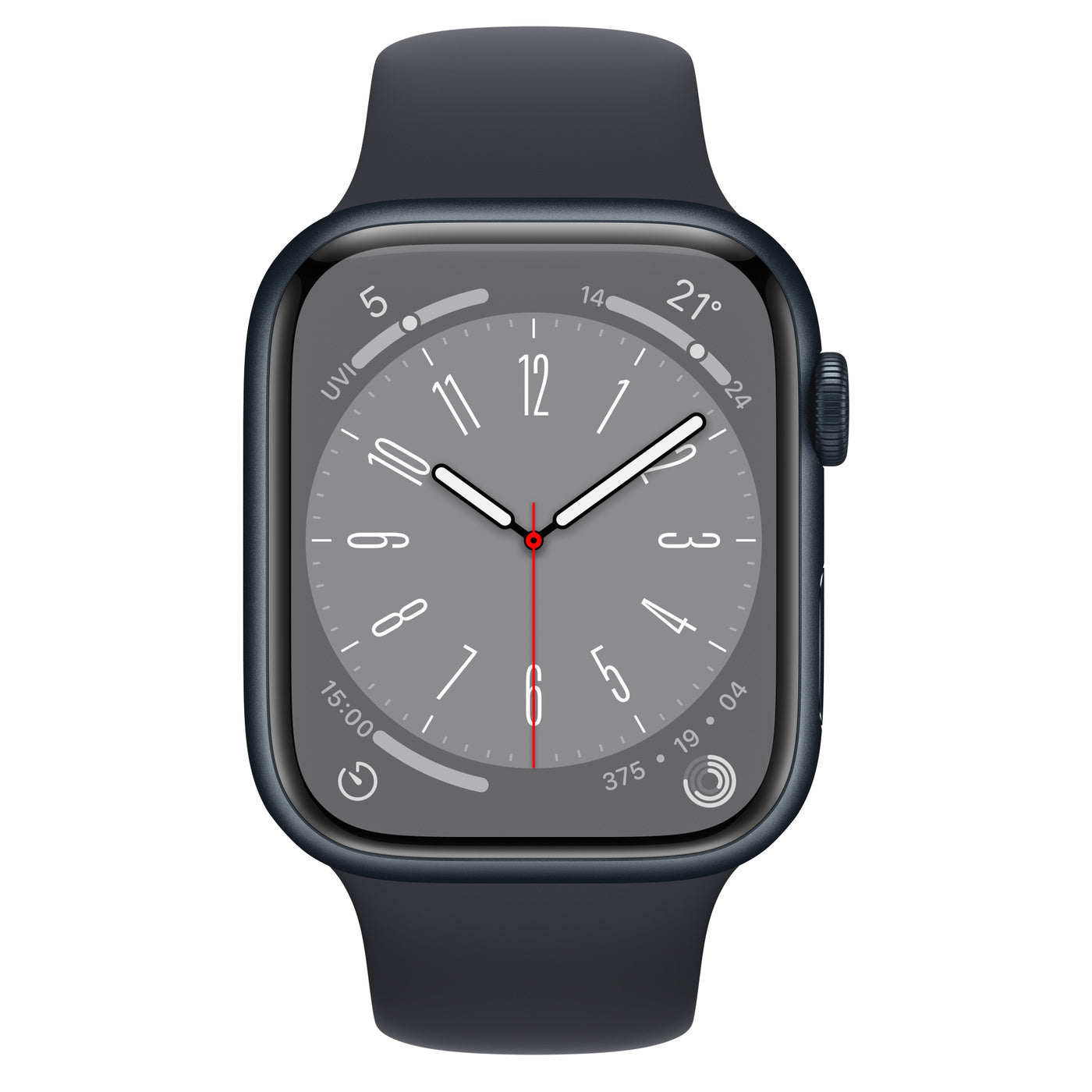 Apple Watch Series 8 (GPS + Cellular) 45mm Midnight Aluminum Case 