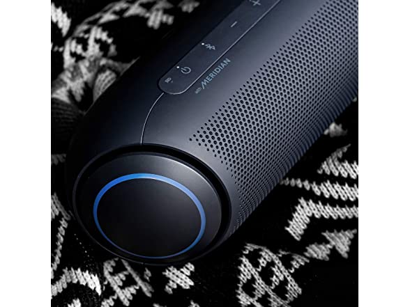 LG XBOOM Go Speaker PL5 Portable Wireless Bluetooth, Dual Action Bass,  Sound by Meridian, Water-Resistant, Sound Boost EQ, 18 Hour Battery Life,  LED