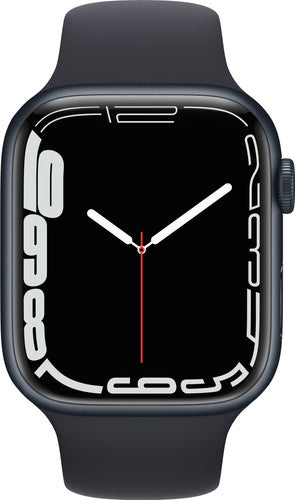 Apple® Watch Series 7 45mm Midnight Aluminum Case with Midnight Sport Band  (GPS + Cellular)