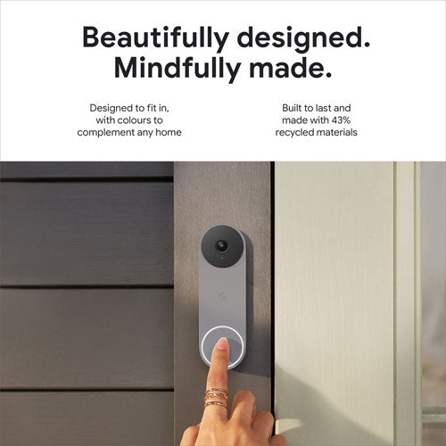 Google Nest Doorbell (Wired), 2nd Gen, 2022 GA03696-CA / GA02767 
