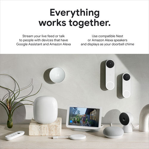 Google Nest Doorbell (Wired), 2nd Gen, 2022 GA03696-CA / GA02767-CA