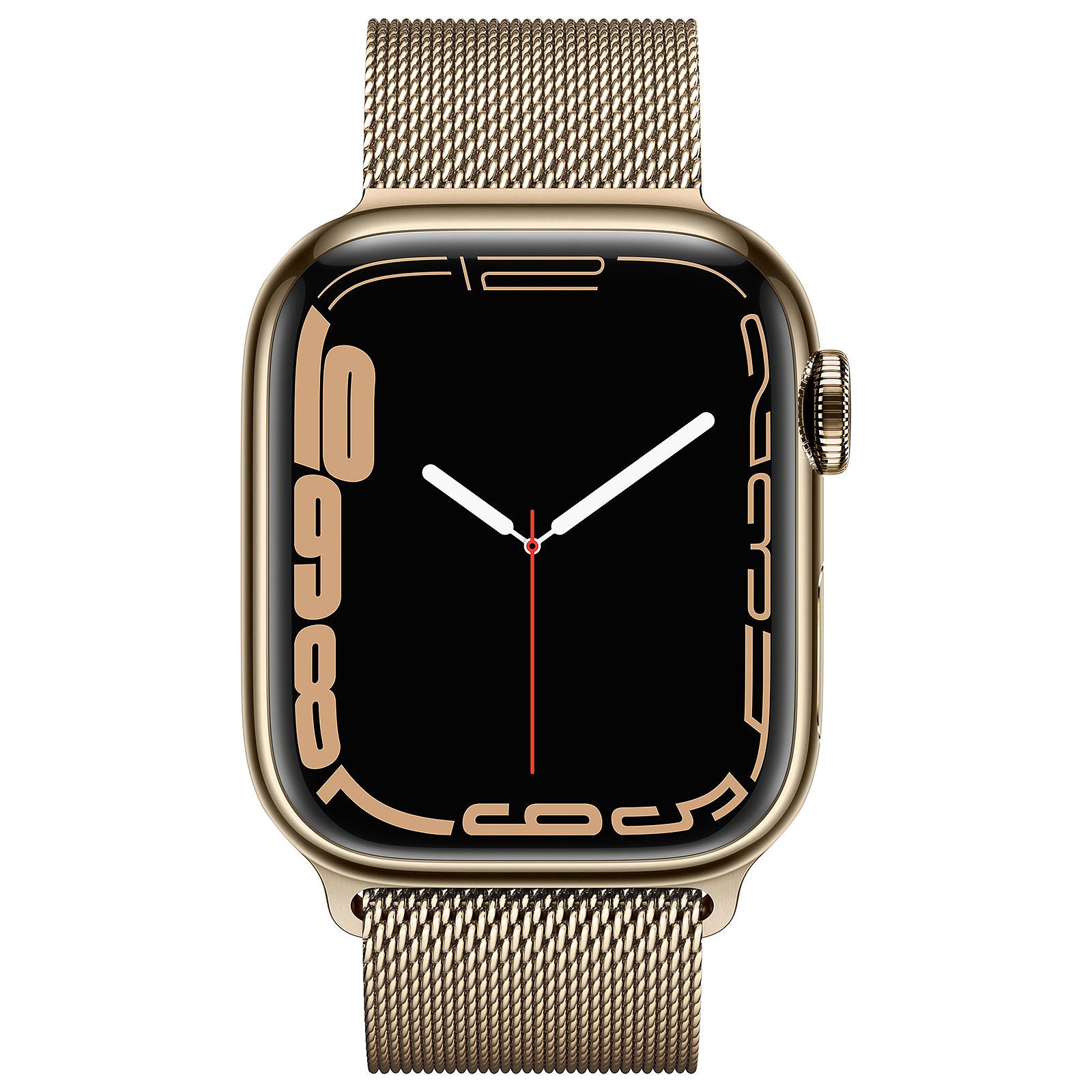 Gold milanese loop online on aluminum apple watch