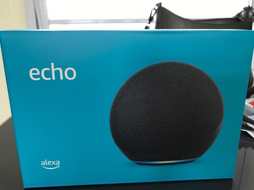 Echo (4th Gen) With Premium Sound, Smart Home Hub, Works With Alexa