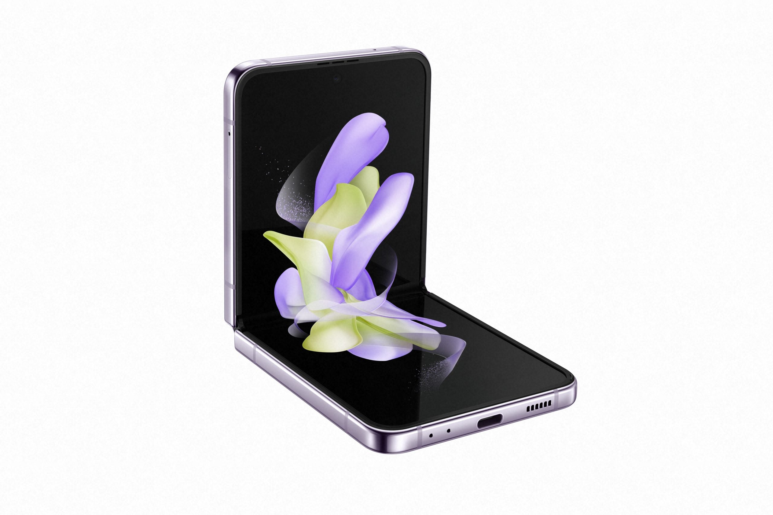 Samsung Galaxy Z Flip4 5G SM-F721W 128GB Purple Open Box – www 